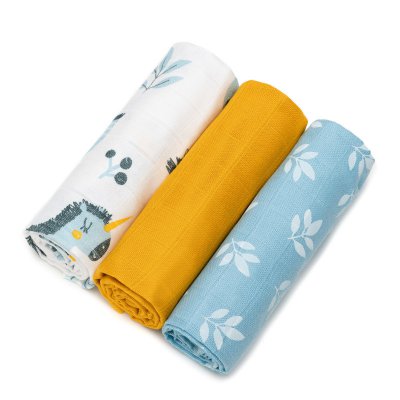 T-tomi Látkové Tetra pleny s potiskem Top kvalita 3 ks - Unicorns