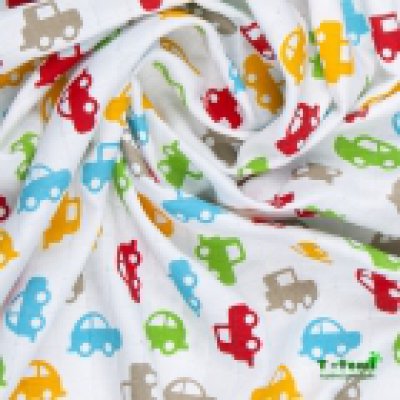 T-tomi bambusová BIO osuška s potiskem PRÉMIOVÁ KVALITA - Auta - obrázek