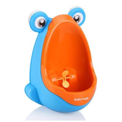 Baby Yuga dětský pisoár žába - Modro oranžový