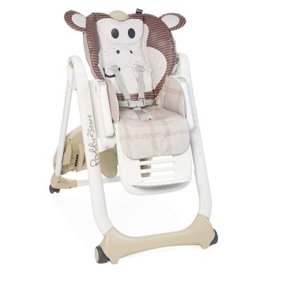 Chicco židlička jídelní Polly 2 Start - Monkey - obrázek