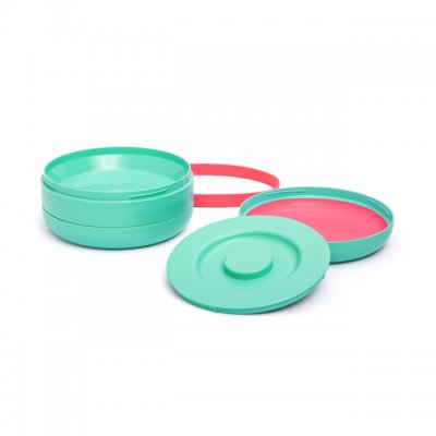 Suavinex BENTOO BOOO set mističek - Zelená/růžová - obrázek