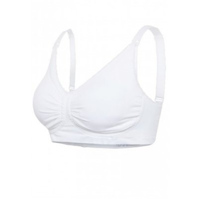 Carriwell mateřská a kojící podpsenka Push Up s Carri - Gel kosticemi - XL bílá