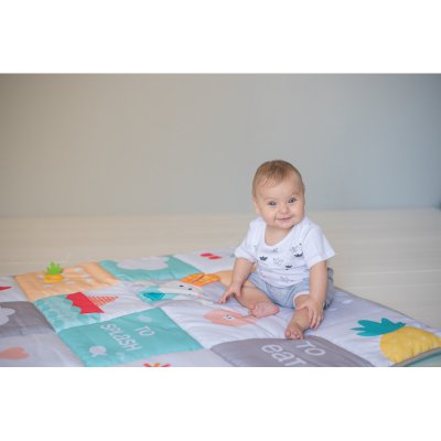 TAF Toys hrací deka I Love
 - Pastelové barvy - obrázek