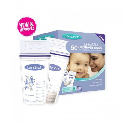 Lansinoh sáčky na skladování mateřského mléka - 50 ks