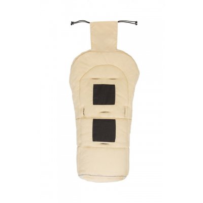 Zopa zimní fusak Polar - Béžová s  bílým fleecem - obrázek