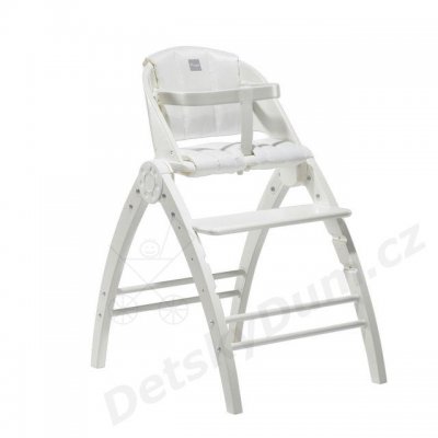 BabyDan Angel - designová sada 3v1 kolébka+lehátko+židlička - Bílá - obrázek