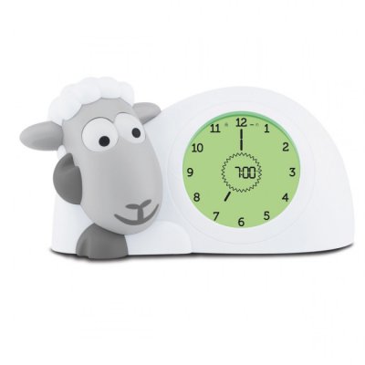 Zazu tréninkový budík s nočním světlem - Ovečka Sam šedá