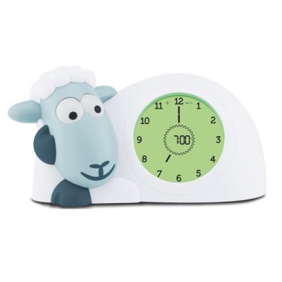 Zazu tréninkový budík s nočním světlem - Ovečka Sam modrá