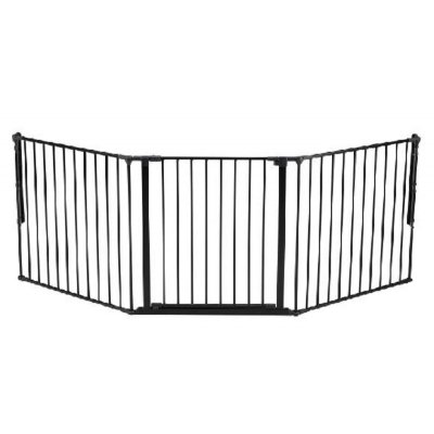 BabyDan krbová zábrana Flex L - Black - obrázek