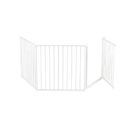 BabyDan krbová zábrana Flex L - White - obrázek