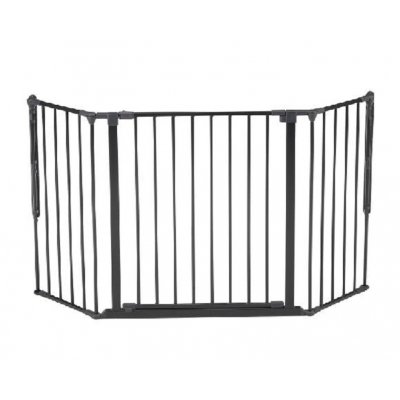 BabyDan krbová zábrana Flex M - Black - obrázek