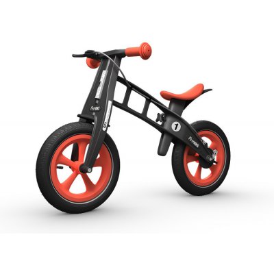 First Bike Odrážedlo Limited edition s ruční brzdou - Orange - obrázek