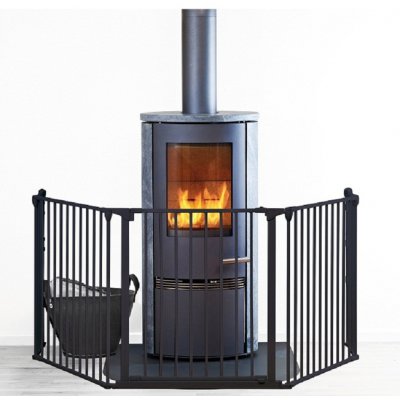 BabyDan krbová zábrana Flex XL - Black - obrázek