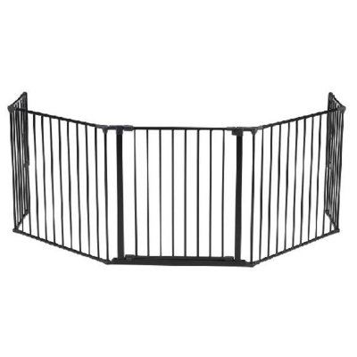 BabyDan krbová zábrana Flex XL - Black - obrázek