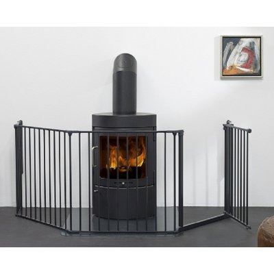 BabyDan krbová zábrana Flex XL - Black - obrázek