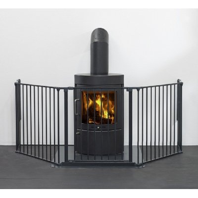 BabyDan krbová zábrana Flex XL - Black - obrázek