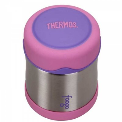 Thermos Foogo kojenecká termoska na jídlo - Růžová - obrázek