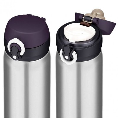 Thermos mobilní termohrnek 500 ml - Nerez - obrázek
