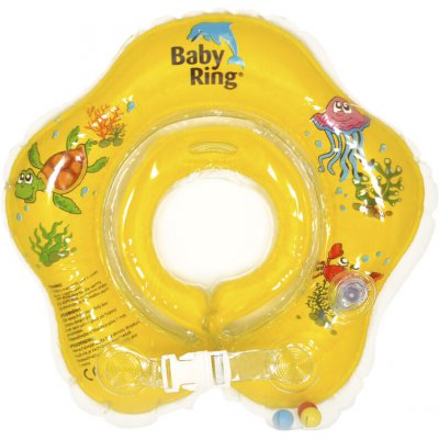 Baby Ring dětský plovací kruh - Žlutý, vel. 0 - 24 m