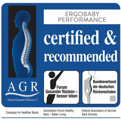 Ergobaby nosítko Performance - Charcoal Black - obrázek