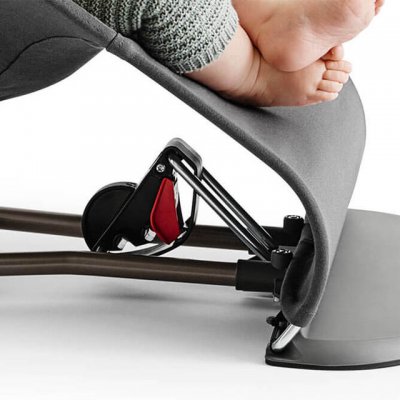 BabyBjörn lehátko Bouncer Bliss Cotton - Anthracite - obrázek