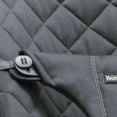 BabyBjörn lehátko Bouncer Bliss Cotton - Anthracite - obrázek