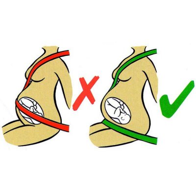 Clippasafe bezpečnostní pás do auta pro těhotné - obrázek