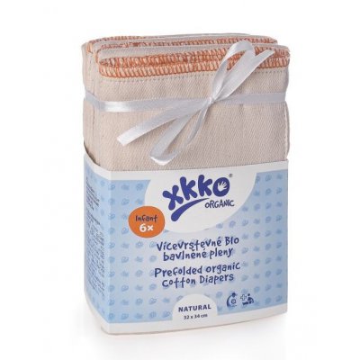 XKKO vícevrstvé plenky Organic - Infant Natural