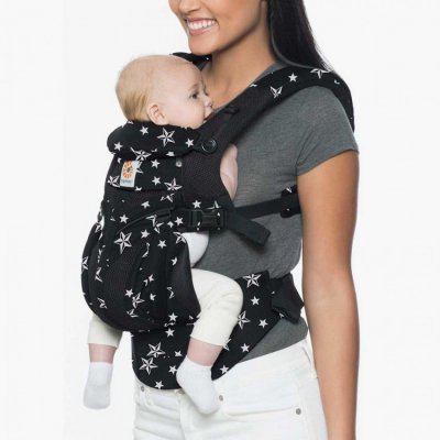 Ergobaby nosítko Omni 360 Cool Air Mesh - Black Stars - obrázek