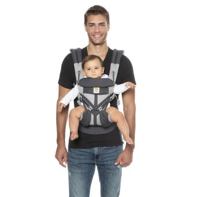 Ergobaby nosítko Omni 360 Cool Air Mesh - Carbon Grey - obrázek