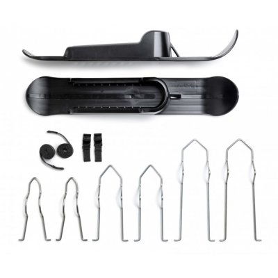 Snowalk lyže ke kočárku - Černá - obrázek