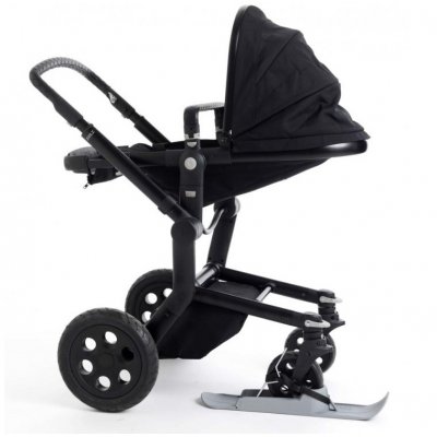 Snowalk lyže ke kočárku - Stříbrná - obrázek