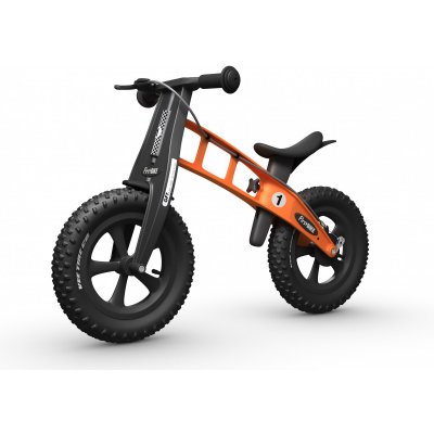 First Bike Odrážedlo Fat Edition s ruční brzdou - Orange