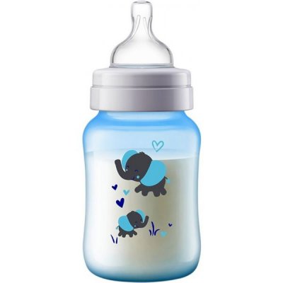 Philips AVENT láhev Anti-colic 260 ml - Modrý slon