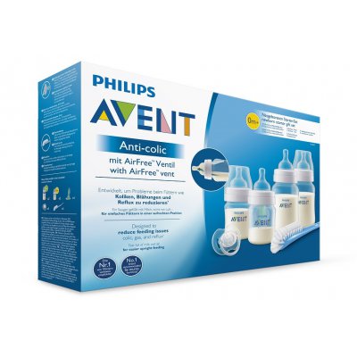 Philips AVENT novorozenecká startovní sada Anti-colic s ventilem AirFree - obrázek