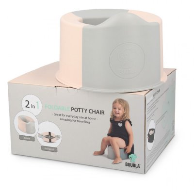 Buubla skládací nočník - Dusty pink - obrázek