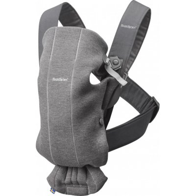 BabyBjörn nosítko Mini 3D Jersey - Dark Grey
