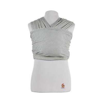 Ergobaby šátek Aura Wrap - Navy Gingham Stripe - obrázek