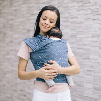 Ergobaby šátek Aura Wrap - Coral Dots - obrázek