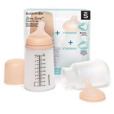 Suavinex antikoliková lahvička Zero Zero M sada - 270 ml - obrázek
