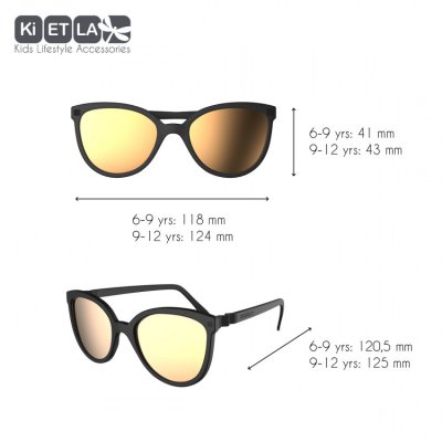 Kietla CraZyg-Zag sluneční brýle Buzz 6-9 let - Black - obrázek