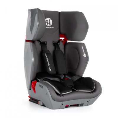 Petite&Mars autosedačka Galaxyfix Pro 9 - 36 kg - Grey