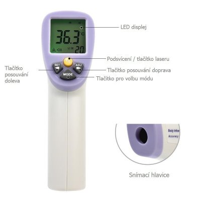 Thermo bezkontaktní teploměr - obrázek