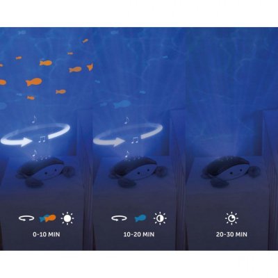 Zazu projektor oceánu s melodiemi - Krab Cody - obrázek