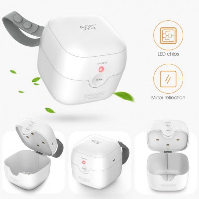 59S UV-C mini sterilizátor dudlíků S6 - Bílá - obrázek