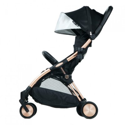 Hybrid Ezyfold limitovaná edice - Rose Gold rám / Jet Black stříška - obrázek