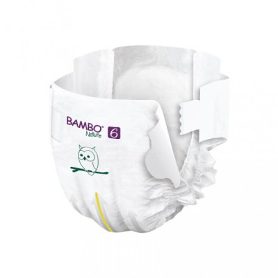 Bambo Nature dětské jednorázové pleny - dvojité balení - XXL 6 (16+ kg) 40 ks - obrázek
