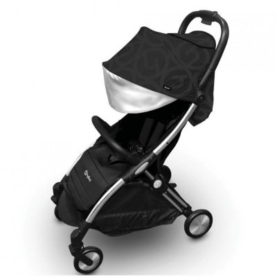 Hybrid Ezyfold stříbrný rám + stříška - Navy - obrázek