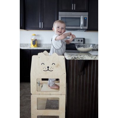 Craffox multifunkční učící věž přírodní - Medvěd - obrázek