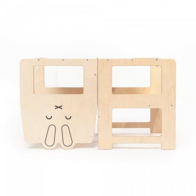 Craffox multifunkční učící věž přírodní - Králík - obrázek